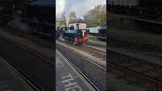 KWVR Steam Locomotive at Keighley Station 4k [upl. by Grory]