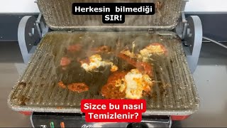 işbirliği reklam Herkesin bilmediği sır tost makinesi temizliği  Toaster cleaning [upl. by Auqinet]