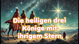 Die heiligen drei Könige mit ihrigem Stern  Sternsingerlied mit Text zum Mitsingen [upl. by Arbba]