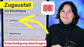 DB Navigator Zugausfall  in der App die Entschädigung beantragen SmartphoneKurse für Senioren [upl. by Gnilsia832]