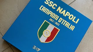 Unboxing SSC Napoli Maglia Gara Home Campioni 2023 Edizione Limitata [upl. by Maury914]