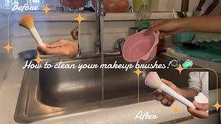 How to properly clean and sanitize your makeup brushes [upl. by Neros]