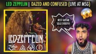 REACTION  Dazed And Confused Led Zeppelin Live At MSG  THE GREATEST LIVE PERFORMANCE OF ALL TIME [upl. by Pillihpnhoj924]