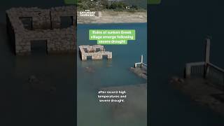 Ruins of sunken Greek village reemerge shorts [upl. by Rondi]