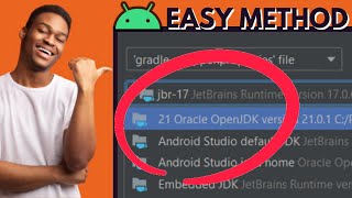 How to Change JDK Version for Gradle in Android Studio 2023 Update [upl. by Ynna]