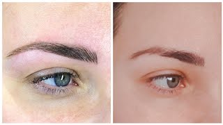 Tatouage sourcils  mon avis 1 an après Microblading maquillage semi permanent [upl. by Assirroc]