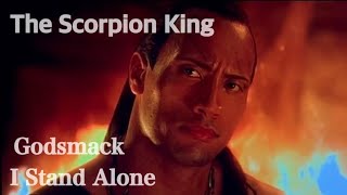 【和訳MV】I Stand Alone lyrics Godsmack・スコーピオン・キング主題歌 [upl. by Aniryt]