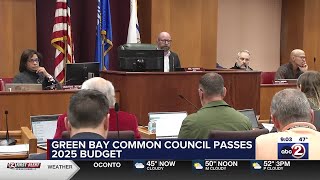 Green Bay Council passes budget [upl. by Eilrac]