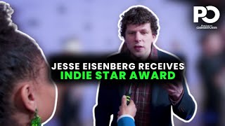 Jesse Eisenberg receives Indie Star Award talks about A Real Pain  Pakistan Observer [upl. by Warila]