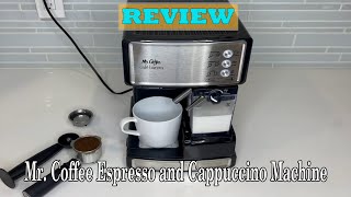 Mr Coffee Espresso and Cappuccino Machine Review 2024  Is It Worth It [upl. by Dleifniw410]