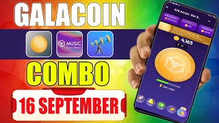 Gala Coin Combo Today 16 September  GALA Coin Card Today  Gala Coin Daily Combo [upl. by Fernanda]