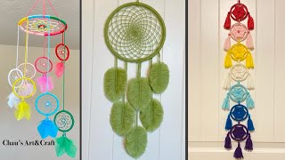 3 DIY Dreamcatcher  Wall Hanging Craft Ideas  Home decor  Woolen Craft [upl. by Tuttle]