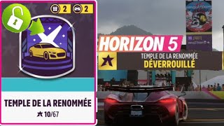 DEVERROUILLE TEMPLE DE LA RENOMEE DEBLOQUER FORZA HORIZON 5 HOW TO UNLOCK TEMPLE OF RENOME FH5 [upl. by Madson]