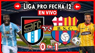 9 DE OCTUBRE vs BARCELONA 01 EN VIVO HOY LIGA PRO 2021 NUEVE OCTUBRE BARCELONA SC PARTIDO GOLTV BSC [upl. by Abigail]