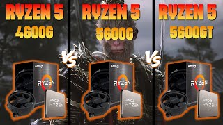 Amd Ryzen 5 4600g vs 5600g vs 5600gt  16gb Ram  Benchmark Black Myth Wukong [upl. by Chladek]