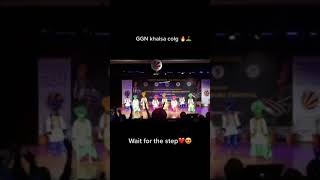 GGN KHALSA COLLEGE AT Flower City Bhangra India Editionghaintvideos live reelsbhangra [upl. by Nylanna235]