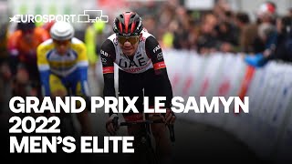 Matteo Trentin outsprints for the win  2022 Grand Prix Le Samyn  Highlights  Eurosport [upl. by Bamford]