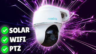 Reolink Argus PT CCTV Camera with Solar Panel Review [upl. by Jobina]