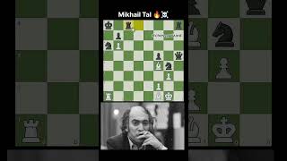 Mikhail tal brilliancy☠️ magnuscarlsen chess gmhikaru gothamchess levyrozman brilliant [upl. by Edobalo]