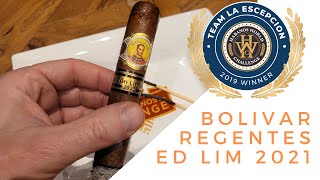 🔥 Cigar Tasting 🔥  Bolivar Regentes EL 2021  How to smoke cigars [upl. by Longan]