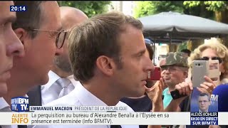 Affaire Benalla quotJe suis fier de lavoir embauché à lÉlyséequot réagit Emmanuel Macron [upl. by Fabozzi]