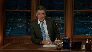 Late Late Show with Craig Ferguson 1182012 David Duchovny Dr Sanjay Gupta [upl. by Yared94]