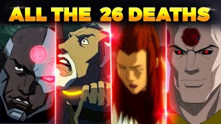 All 26 Deaths In Justice League The Flashpoint Paradox Movie [upl. by Sanoj234]