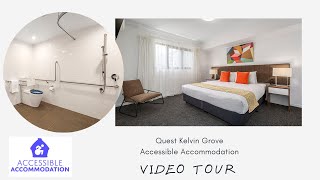 Accessible Accommodation Quest Kelvin Grove Video Tour [upl. by Ainirtac340]