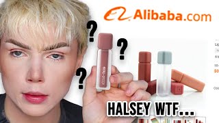 Halseys Makeup Brand is TRASH lol AboutFace Review [upl. by Bauske]