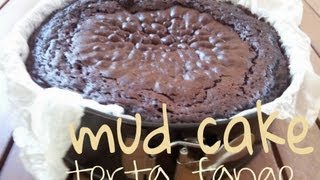 mud cake  torta fago per cake design [upl. by Enyallij]