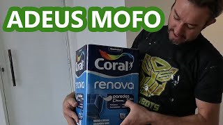 COMO ACABAR DE VEZ COM O MOFO E BOLOR COM A CORAL RENOVA pintura tinta mofo [upl. by Eznyl]