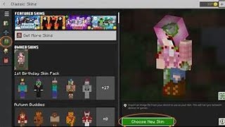 How to get skin on skindex Minecraft bedrock [upl. by Algernon208]