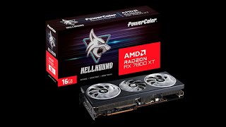 PowerColor Hellhound RX 7800 XT 16GB GDDR6 Unboxing amp Benchmark [upl. by Adiaroz]