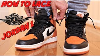 3 WAYS HOW I LACE amp STYLE MY JORDAN 1 [upl. by Nirehs]