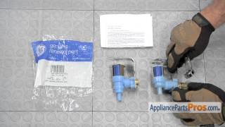 How To GE Water Inlet Valve WD15X10003 [upl. by Aara]