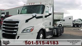 NEW 2020 Freightliner Cascadia Daycab Walk Around [upl. by Ylrebma784]