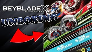 HASBROs Tail Viper and Sword Dran Unboxing  Beyblade X [upl. by Feledy758]