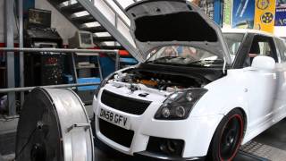 CTC Performance Suzuki Swift M13A on ITBs 141bhp7500rpm [upl. by Heriberto]