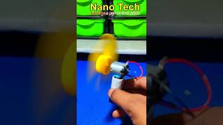 How To Use dc Fan in Science Project shorts nanotech technical technology dcmotor dc775motor [upl. by Holbrooke263]