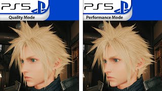 Final Fantasy VII Rebirth  PS5 Graphics Modes Comparison amp Framerate Test DEMO [upl. by Trow823]