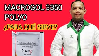 Macrogol 3350 ¿Qué es y Cómo debemos Tomarlo [upl. by Neenahs981]