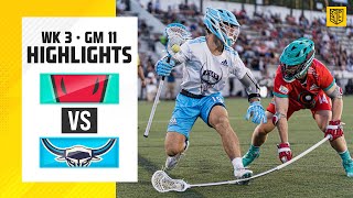 OT THRILLER IN BALTIMORE  Atlas vs Whipsnakes Highlights Week 3 [upl. by Avram]