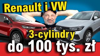 VW TCROSS czy Renault Captur  porównuję wersje 3cylindrowe [upl. by Anoyi]