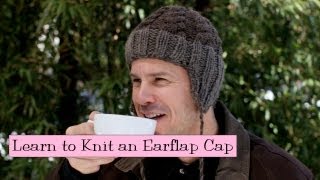 Learn to Knit an Earflap Cap Parts 14 [upl. by Schoening]