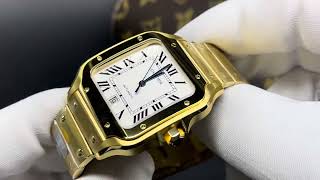 Cartier Santos De Cartier Large Automatic WGSA0009 Арт RW9485 [upl. by Eeram]