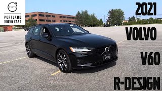 2021 Volvo V60 RDesign  Walkaround with Heather [upl. by Kiran93]