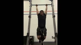 Weighed pull ups Focusing on eccentric and stretch gaithergains7892 pullups navy strength god [upl. by Ahsinauj]