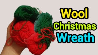 Christmas Wreath Making  Christmas Wreath Decorating IdeasChristmas Wreath CraftDiy Christmas [upl. by Ocnarf]