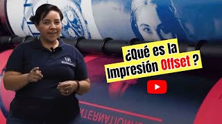 ¿Qué es la Impresión offset [upl. by Tarra]