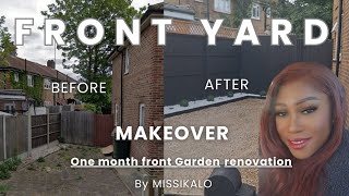 INSANE FRONT GARDEN YARD RENOVATION MUST WATCH landscape [upl. by Anomar115]